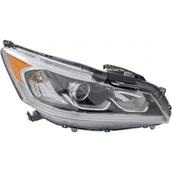 For Honda Accord Headlight Assembly 2016 2017 | Halogen | Excludes Hybrid/LX/Touring Model | Sedan (CLX-M0-USA-REPH100398-CL360A70-PARENT1)