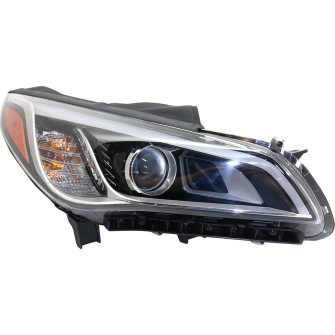 For Hyundai Sonata Headlight Assembly 2015 2016 2017 | HID | Excludes Hybrid Model (CLX-M0-USA-REPH100374-CL360A70-PARENT1)