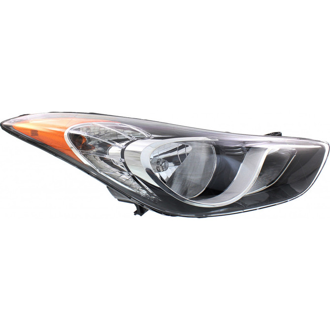 For Hyundai Elantra Headlight Assembly 2011 2012 2013 | Halogen | Sedan | CAPA (CLX-M0-USA-REPH100184Q-CL360A70-PARENT1)