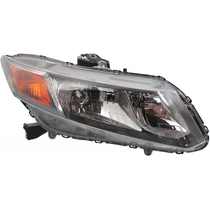 For Honda Civic Headlight Assembly 2012 | Halogen | Coupe/Sedan (CLX-M0-USA-REPH100198-CL360A70-PARENT1)