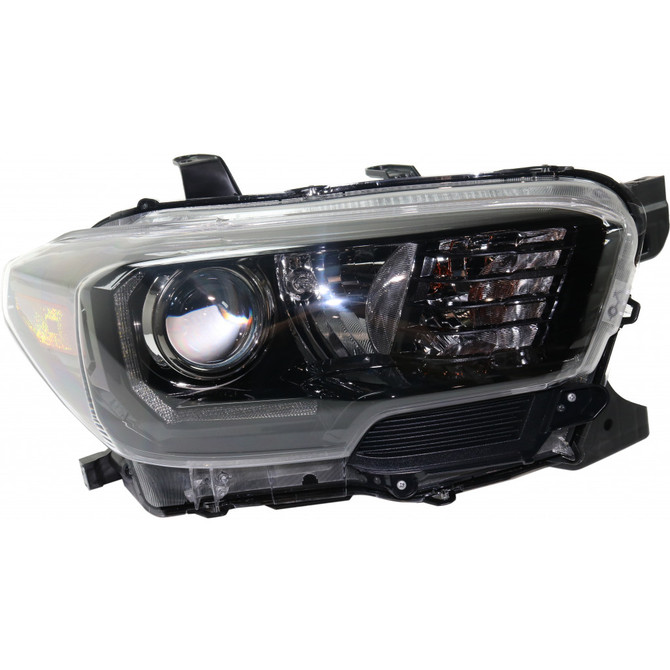 For Toyota Tacoma Headlight 2017 2018 2019 w/ LED Daytime Running Light | w/ LED Fog Lights | CAPA (CLX-M0-USA-RT10010012Q-CL360A70-PARENT1)