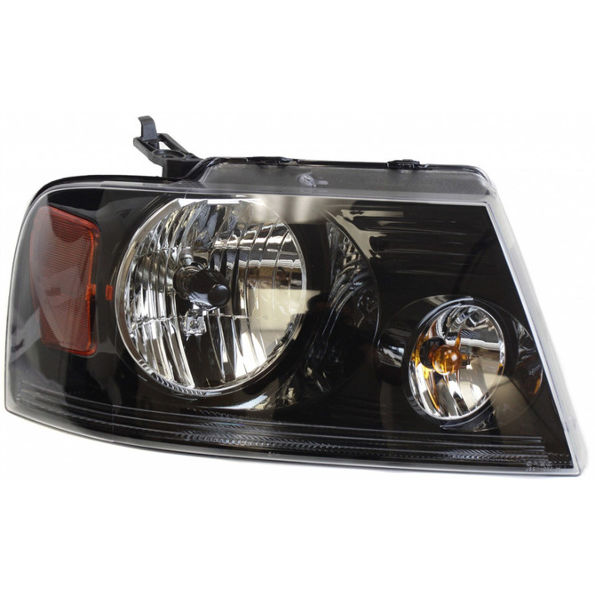 For Ford F-150 Headlight Assembly 2006 2007 2008 Halogen | Blacked Out | Harley Davidson Model CAPA (CLX-M0-USA-REPF100128Q-CL360A70-PARENT1)
