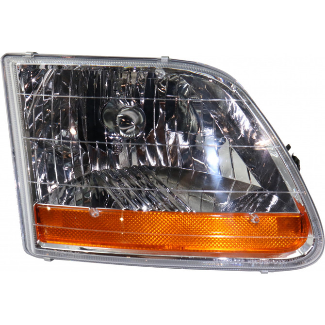 For Ford F-150 Headlight Assembly 2001 2002 2003 | Halogen | Harley-Davidson Edition Model CAPA (CLX-M0-USA-REPF100158Q-CL360A70-PARENT1)