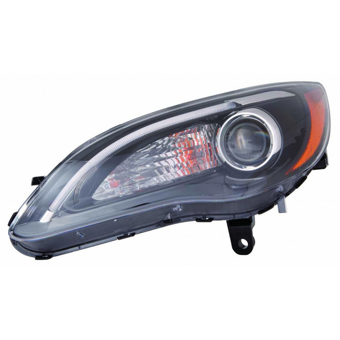 For Chrysler 200 Sedan Headlight Assembly 2011 S Model BLACK Bezel (CLX-M0-333-1192L-ASN7-CL360A55-PARENT1)