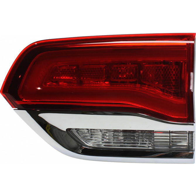 For Jeep Grand Cherokee Inner Tail Light Assembly 2014 15 16 17 2018 w/ Chrome Trim (CLX-M0-USA-REPJ730152-CL360A70-PARENT1)
