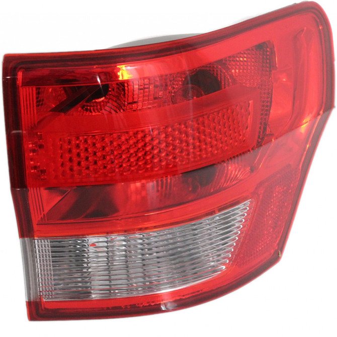 For Jeep Grand Cherokee Outer Tail Light Assembly 2011 2012 2013 CAPA (CLX-M0-USA-REPJ730132Q-CL360A70-PARENT1)