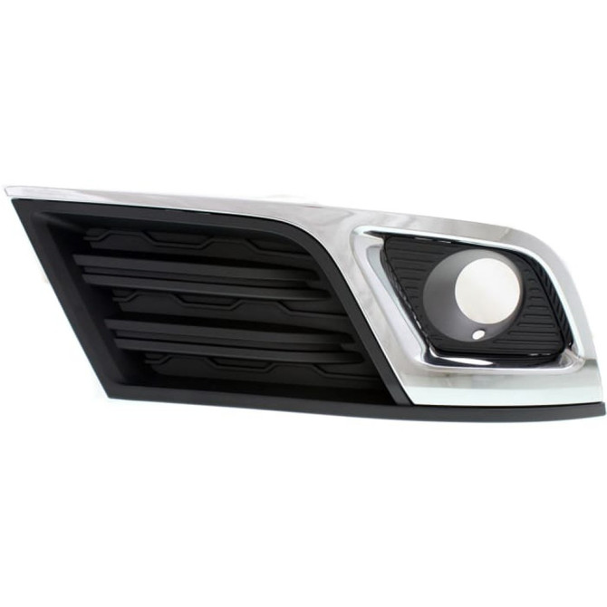 For Chevy Traverse Fog Light Cover 2013 14 15 16 2017 | Black/Chrome | DOT / SAE Compliance (CLX-M0-USA-REPC108618-CL360A70-PARENT1)