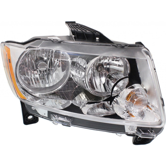 For Jeep Grand Cherokee Headlight Assembly 2011 2012 2013 | Halogen | Laredo / Laredo E / Laredo X Model (CLX-M0-USA-REPJ100146-CL360A70-PARENT1)