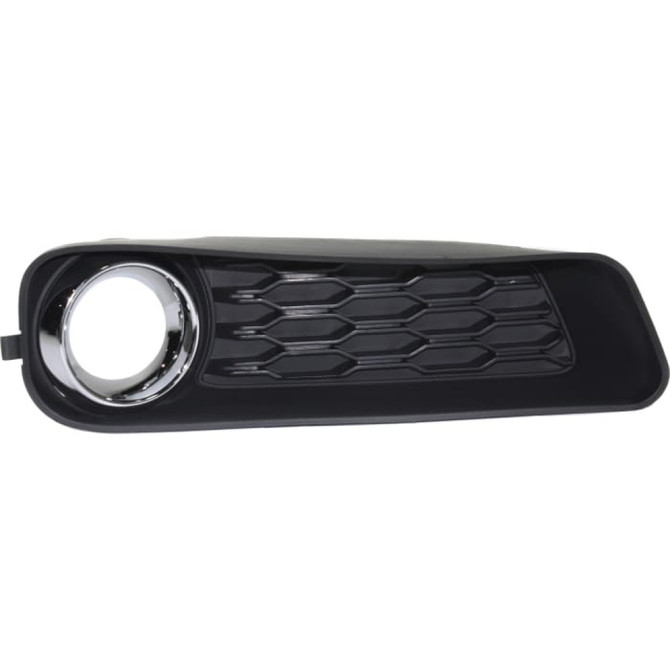 For Dodge Avenger Fog Light Cover 2011 12 13 2014 | Textured Black | w/ Chrome Ring | DOT / SAE Compliance (CLX-M0-USA-REPD015510-CL360A70-PARENT1)
