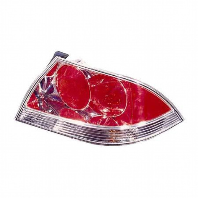 For Mitsubishi Lancer Sedan 2004-2007 Tail Light Assembly OZ RallyRalliart Model Clear CAPA Certified (CLX-M1-313-1920L-AC-C-PARENT1)