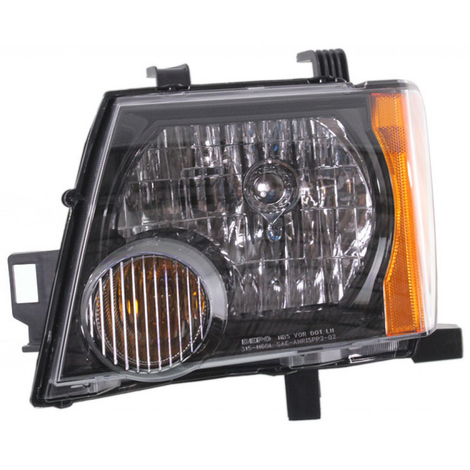 For Nissan Xterra 2009-2015 Headlight Assembly S.X Model Black Bezel DOT Certified (CLX-M1-314-1160L-AF2-PARENT1)