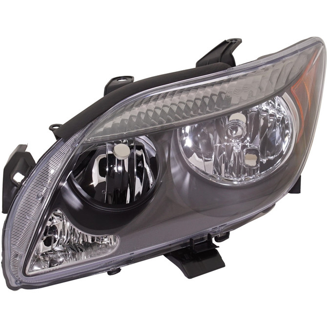 CarLights360: For 2005 2006 2007 SCION tC Head Light Assembly Driver Side (Black Housing) - (DOT Certified) Replacement for SC2502101 (CLX-M1-311-1189L-UFD2-CL360A1)