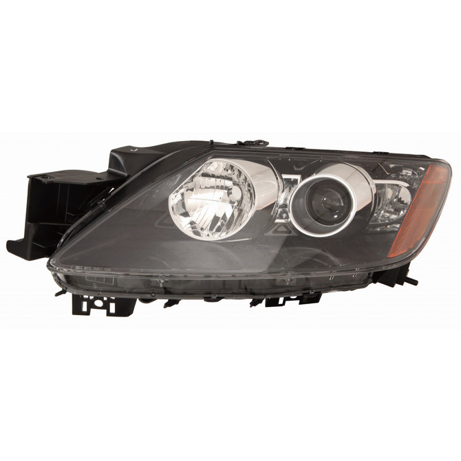 CarLights360: For 2007 MAZDA CX-7 Head Light Assembly Driver w/o bulbs and ballast HID Type (Black Housing) - Replacement for MA2518131 (CLX-M1-315-1136LDUSHM2-CL360A1)