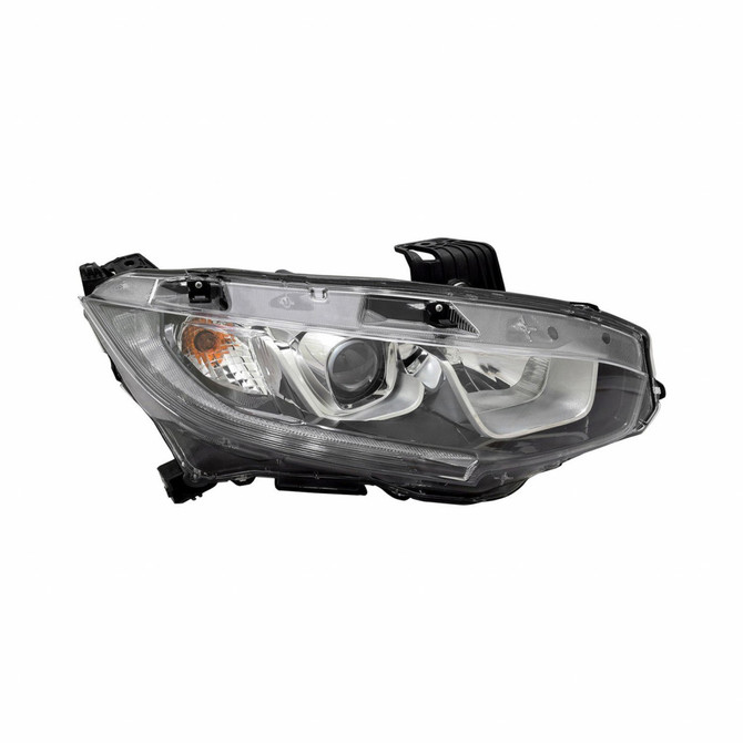 For Honda Civic Non Touring Headlight 2016 2017 2018 Halogen (CLX-M0-20-9778-00-CL360A55-PARENT1)