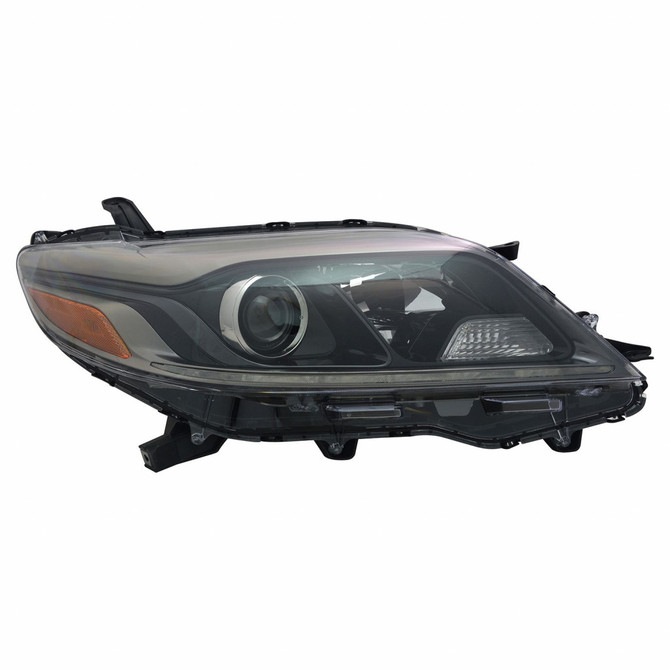 For Toyota Sienna SE Model Headlight 2015 16 17 18 2019 Halogen Type w/ LED Daytime Running Light (CLX-M0-20-9628-90-CL360A55-PARENT1)