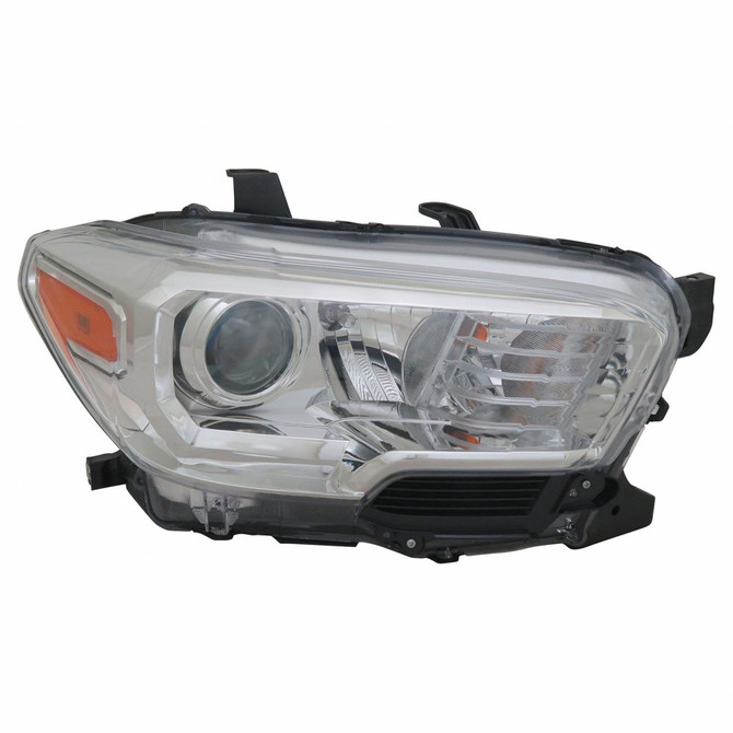 For Toyota Tacoma Headlight 2016 2017 2018 Halogen Type w/o LED Daytime Running Light Chrome (CLX-M0-20-9750-00-CL360A55-PARENT1)