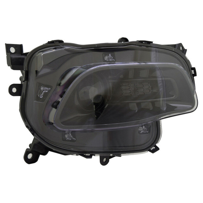 For Jeep Cherokee Headlight 2016 17 2018 Black Trim Halogen Type CAPA Certified (CLX-M0-20-16482-00-9-CL360A55-PARENT1)