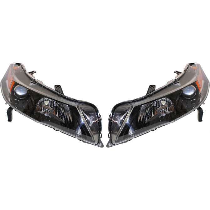 For Acura TL Headlight 2012 2013 2014 Pair Driver and Passenger Side HID AC2518118 | 33151-TK4-A11 (PLX-M0-20-9248-01-CL360A55)