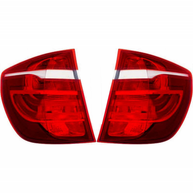 For BMW X3 Tail Light 2011-2017 Pair Driver and Passenger Side Outer w/o HID Head Lamp For BM2804112 | 63 21 7 220 239 (PLX-M0-11-12056-00-CL360A55)