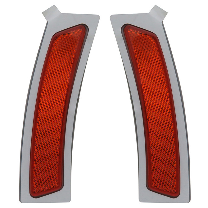 For BMW 318i / 320i / 328d /328i /330e / 330i / 340i Side Marker Light 2014 15 16 17 18 2019 Pair Driver and Passenger Side Front CAPA Certified For BM2550102 | 63147295541 (PLX-M0-18-6172-00-9-CL360A55)