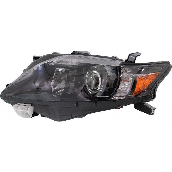 For 2012 Lexus RX350 Headlight Halogen; Type 2; For Canada Built; Black Bezel (CLX-M0-TY1207-B101L-PARENT1)