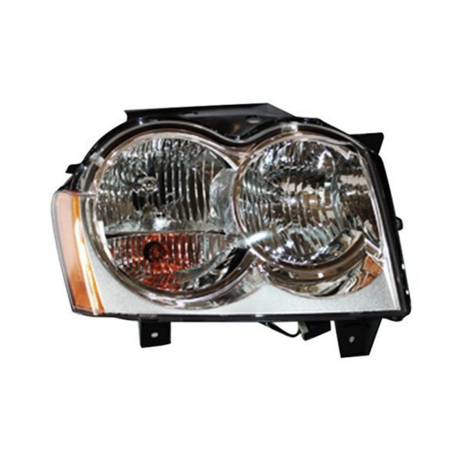 For 2005-2007 Jeep Grand Cherokee Headlight CAPA Certified Bulbs Included (CLX-M0-20-6590-00-9-PARENT1)
