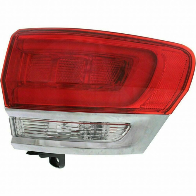 For 2014-2018 Jeep Grand Cherokee Tail Light DOT Certified Bulbs Included; LAREDO|LIMITED|OVERLAND|SUMMIT; w/o Gray Trim; Chrome (CLX-M0-11-6662-00-1-PARENT1)