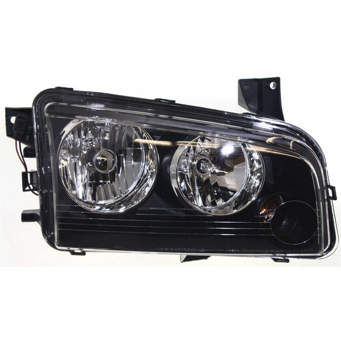 For 2008-2010 Dodge Charger Headlight DOT Certified Bulbs Included Halogen; Assy (CLX-M0-20-6728-00-1-PARENT1)