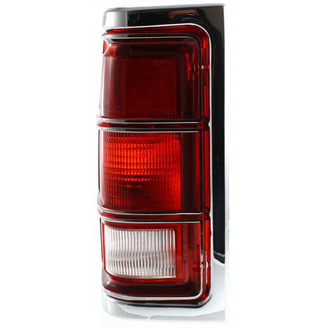 For Dodge Ram/Charger/Trail Duster/Pickup 1981-2012/1/87 Tail Light Assembly Unit Chrome Chrome Border (CLX-M1-332-1923L-US13-PARENT1)