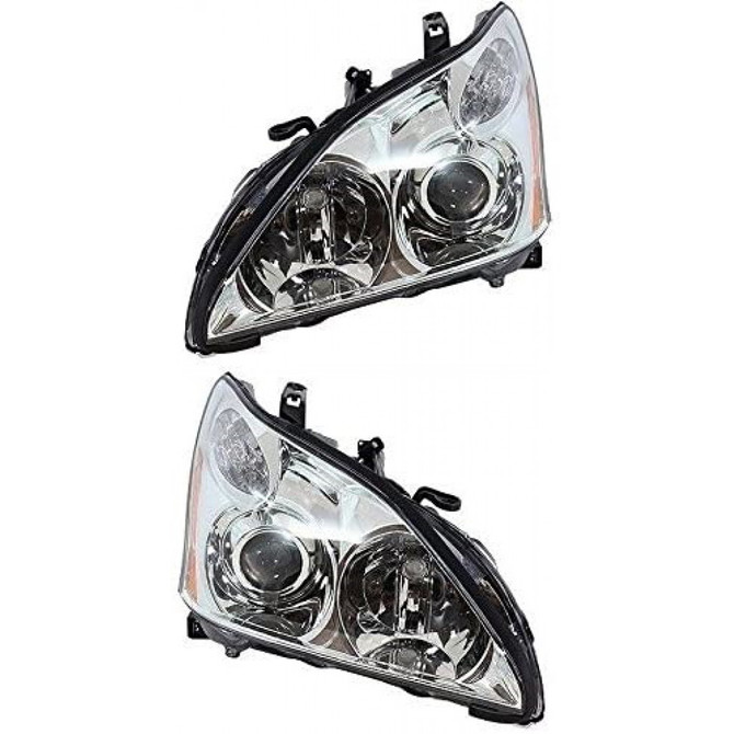 For 2004-2006 Lexus RX330 Headlight HID Type Assembly Unit w/HID lamps; w/o auto adjust (CLX-M0-TY963-A001L-PARENT1)