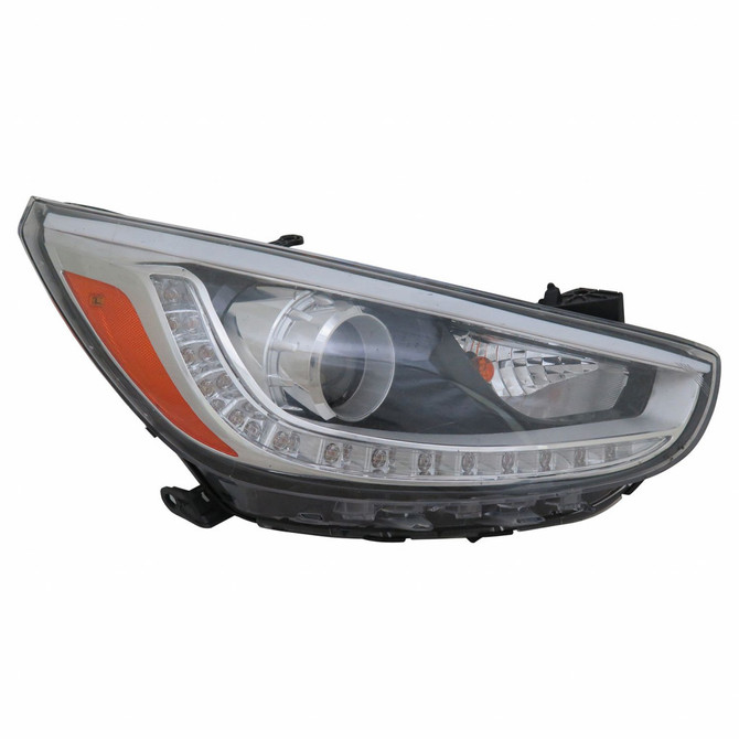For Hyundai Accent Headlight 2014 15 16 2017 Halogen Type Projector w/ LED Parking Signal Marker Light (CLX-M0-20-9684-00-CL360A55-PARENT1)