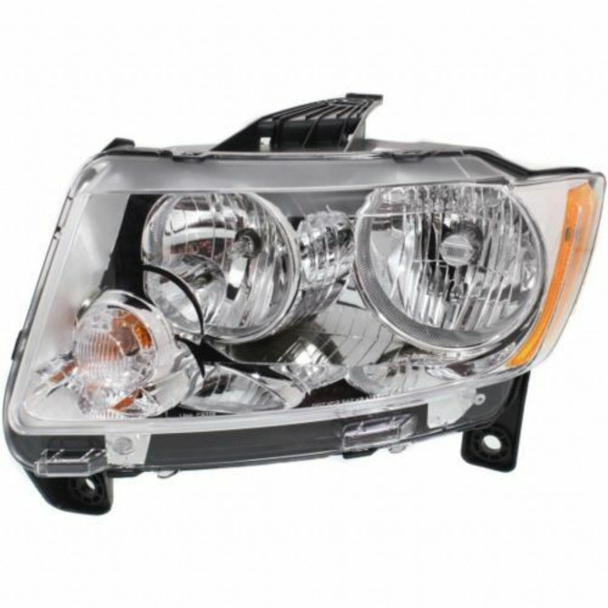 For Jeep Grand Cherokee 2011 2012 2013 Laredo,Limited,Overland Model Headlight Assembly Halogen CAPA Certified (CLX-M1-332-1190L-AC-PARENT1)