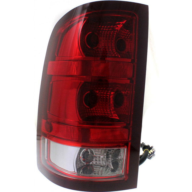 For GMC Sierra 1500 SL.SLE.SLT WT Model/Hybrid 2010 2011/2500/3500 2nd Design Single R/Wheels Tail Light Assembly CAPA Certified (CLX-M1-334-1934L-CAN-PARENT1)