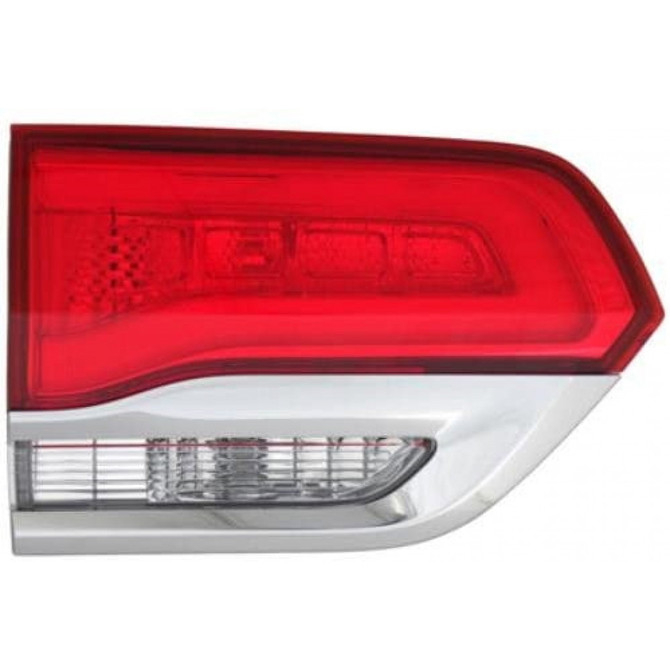 For 2014-2017 Jeep Grand Cherokee Rear Backup Tail Light LAREDO|LIMITED|OVERLAND|SUMMIT; Shiny Chrome TRim (CLX-M0-CS369-B000L-PARENT1)
