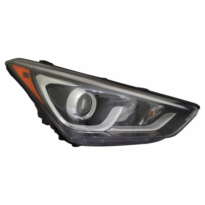 For Hyundai Santa Fe Sport Headlight 2017 2018 Halogen w/ LED Accent (CLX-M0-20-9824-00-CL360A55-PARENT1)