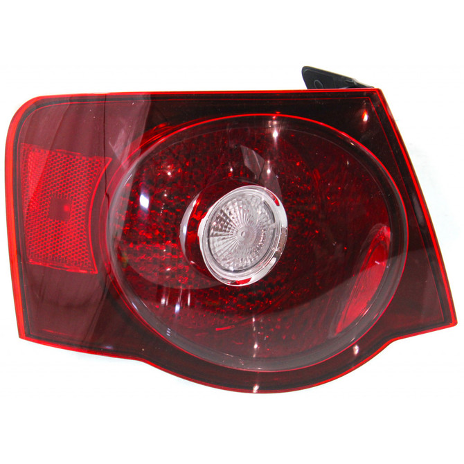 For Volkswagen Jetta Sedan 2008-2010 Tail Light Assembly DARK Red Lens Outer (DOT Certified) (CLX-M1-340-1923L-AF2-PARENT1)
