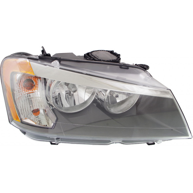 For BMW X3 Headlight 2011 12 13 2014 Passenger Side Halogen Type For BM2503170 | 63 11 7 222 026 (CLX-M0-20-9583-00-CL360A55)