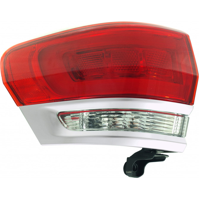 For Jeep Grand Cherokee Outer Tail Light 2014 15 16 2017 Laredo/Limited/Overland/Summit DOT Matte Gray (CLX-M1-332-1965L-AF8-PARENT1)