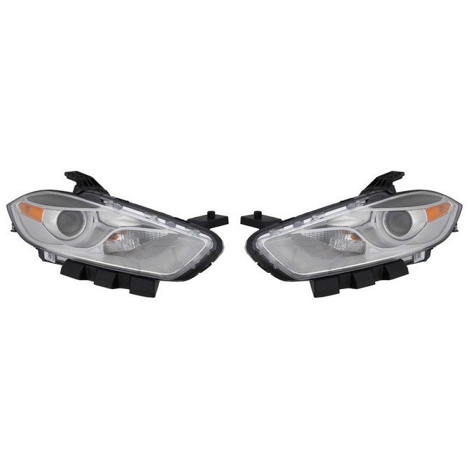 KarParts360: For 2013 2014 2015 Dodge Dart Headlight Assembly with Bulbs (CLX-M0-CS359-B001L-CL360A1-PARENT1)