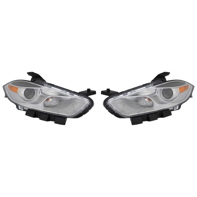 KarParts360: For 2013 2014 2015 Dodge Dart Headlight Assembly with Bulbs (CLX-M0-CS359-B001L-CL360A1-PARENT1)