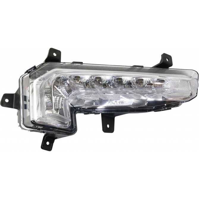 CarLights360: For 2016 2017 2018 Chevy Malibu Daytime Running Light DRL Assembly CAPA Certified w/Bulbs LED Type - Vehicle Trim: Sedan (CLX-M0-12-5384-00-9-CL360A1-PARENT1)