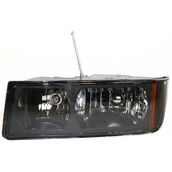 KarParts360: For 2002 03 04 05 2006 Chevy Avalanche 1500 Headlight Assembly w/ Bulbs (CLX-M0-GM237-B001L-CL360A1-PARENT1)