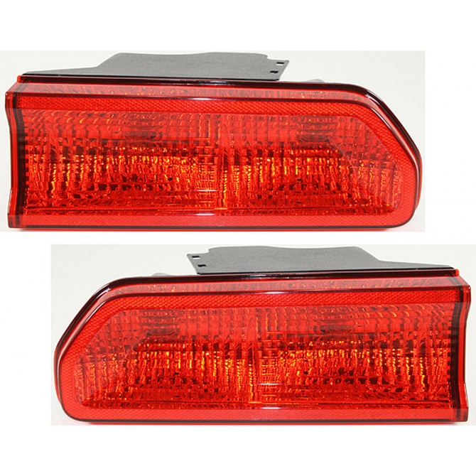 CarLights360: For 2008 - 2014 Dodge Challenger Tail Light Assembly Driver and Passenger Side DOT Certified w/Bulbs - Replaces CH2800189 (PLX-M0-11-6526-00-1-CL360A1)