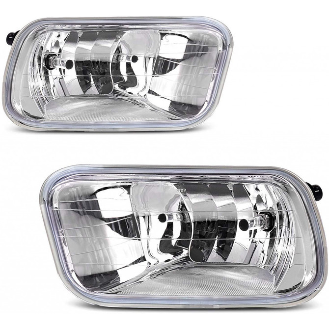 CarLights360: For 2011 - 2018 Ram 3500 Fog Light Assembly Driver and Passenger Side DOT Certified w/Bulbs - Replaces CH2594102 CH2595102 (PLX-M0-19-5942-00-1-CL360A6)