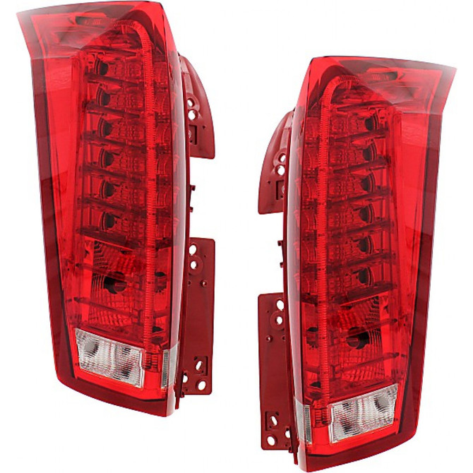 CarLights360: For 2010 - 2016 Cadillac SRX Tail Light Assembly Driver and Passenger Side DOT Certified w/Bulbs - Replaces GM2800255 GM2801255 (PLX-M0-11-6920-00-1-CL360A1)