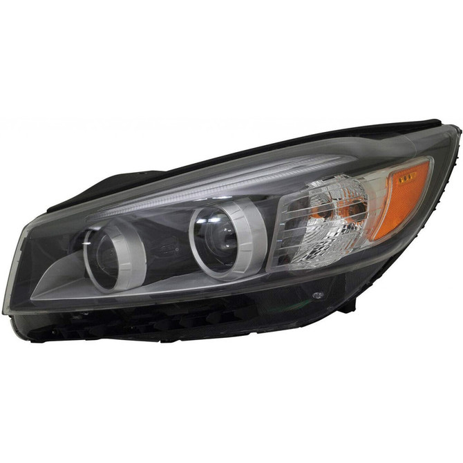 KarParts360: For 2016 2017 2018 KIA SORENTO Head Light Assembly  Side w/Bulbs (Black Housing)  Replaces KI2502185 CAPA Certified (CLX-M0-323-1151L-AC2-CL360A1-PARENT1)