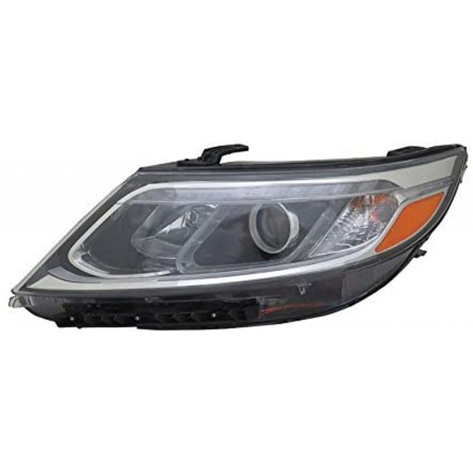 KarParts360: For 2014 2015 KIA SORENTO Head Light Assembly  Side w/Bulbs (Black Housing)  Replaces KI2502164 CAPA Certified (CLX-M0-323-1143L-AC2-CL360A1-PARENT1)