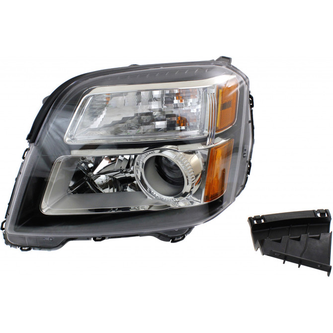 KarParts360: For 2016 2017 GMC TERRAIN Head Light Assembly  Side w/Bulbs (Black Housing)  Replaces GM2502436 CAPA Certified (CLX-M0-335-1161L-ACN2-CL360A1-PARENT1)