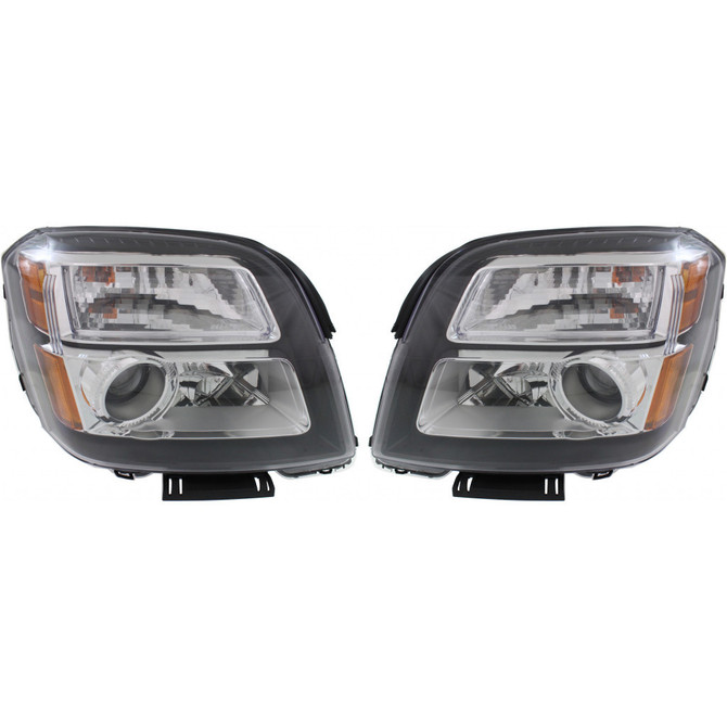 KarParts360: For 2013 2014 2015 GMC TERRAIN Head Light Assembly  Side w/Bulbs (Black Housing)  Replaces GM2502381 CAPA Certified (CLX-M0-335-1161L-AC2-CL360A1-PARENT1)