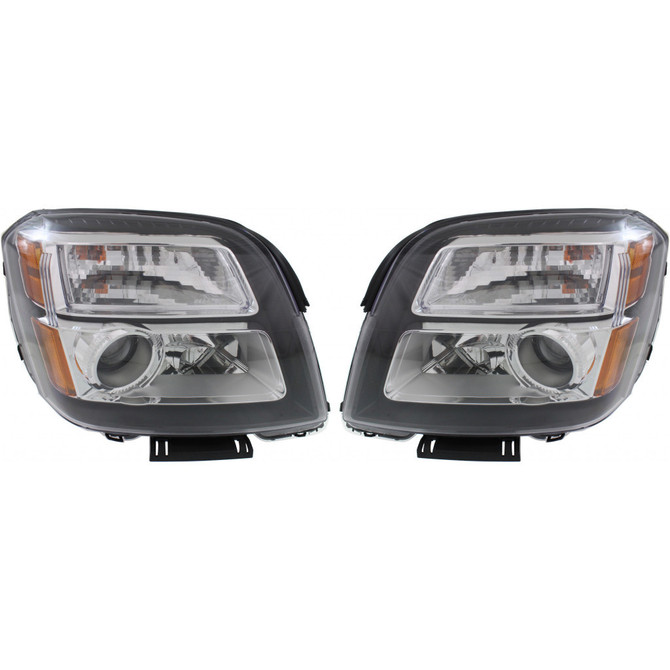 KarParts360: For 2013 2014 2015 GMC TERRAIN Head Light Assembly  Side w/Bulbs (Black Housing)  Replaces GM2502381 CAPA Certified (CLX-M0-335-1161L-AC2-CL360A1-PARENT1)